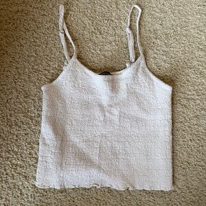 Brandy Melville Cream Textured Camisole